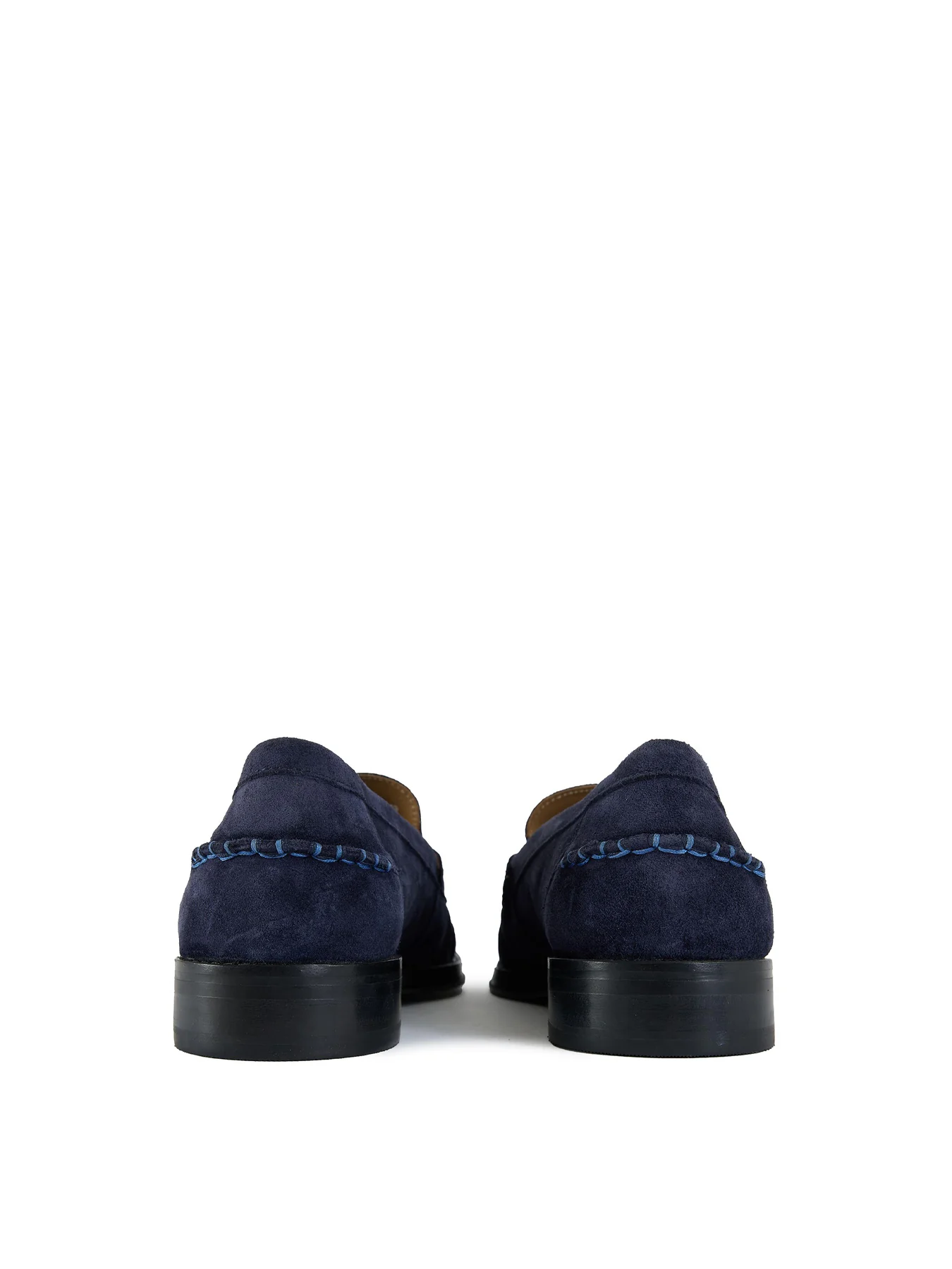 Breton Suede Loafers Blue - Image 3