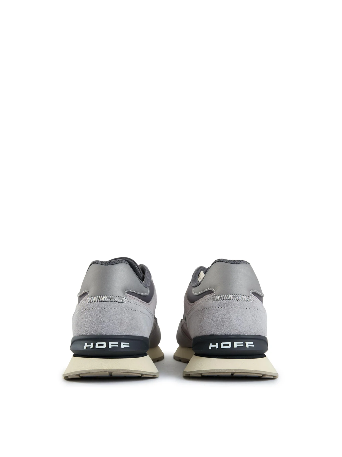 City Suede Trainers Grey - Image 3
