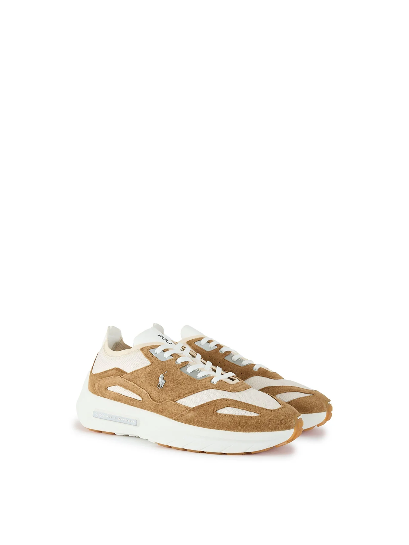 Boerum Lace Nylon Trainers Tan - Image 2