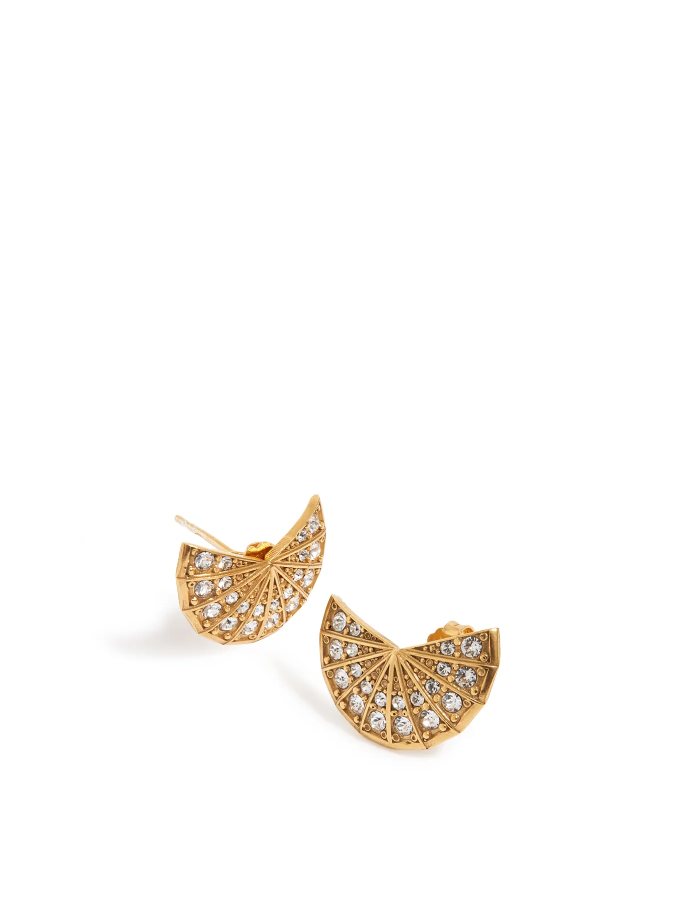 Aruba Sunrise Crystal Stud Earrings