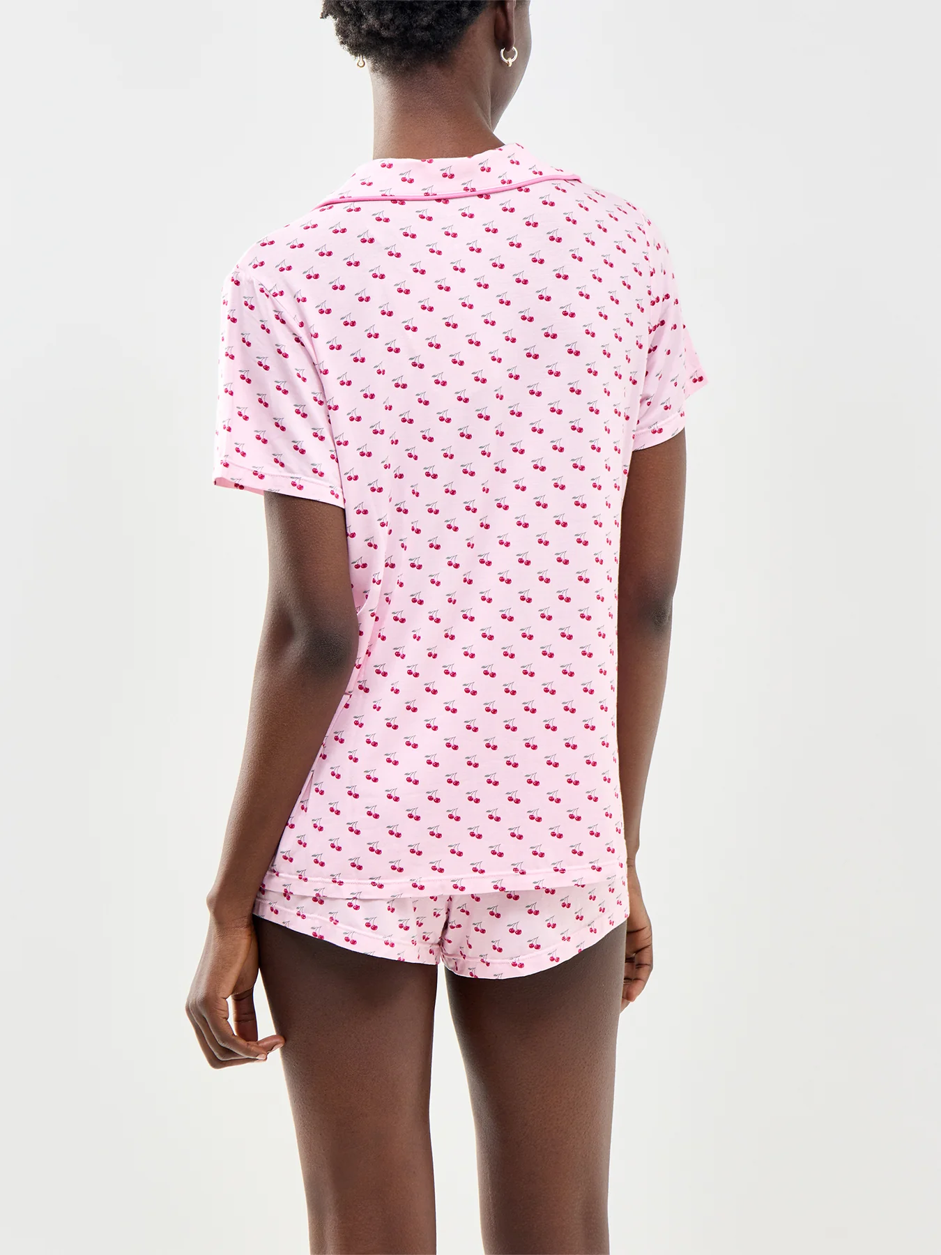 Short Pyjama Set Pink - Image 3
