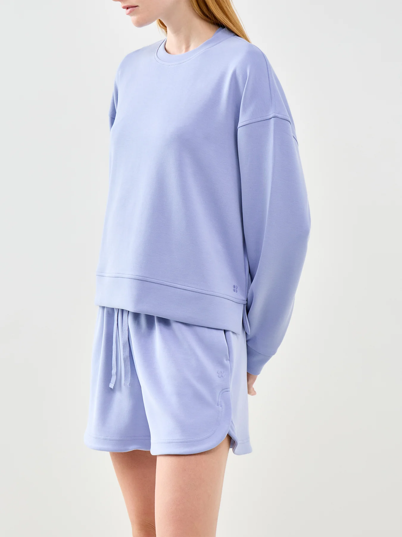 Sand Wash CloudWeight Sweatshirt Blue - Image 4