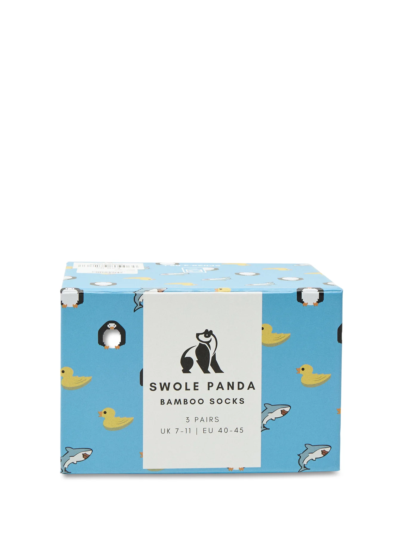 Animal Bamboo Sock Gift Box 3-Pack Multi