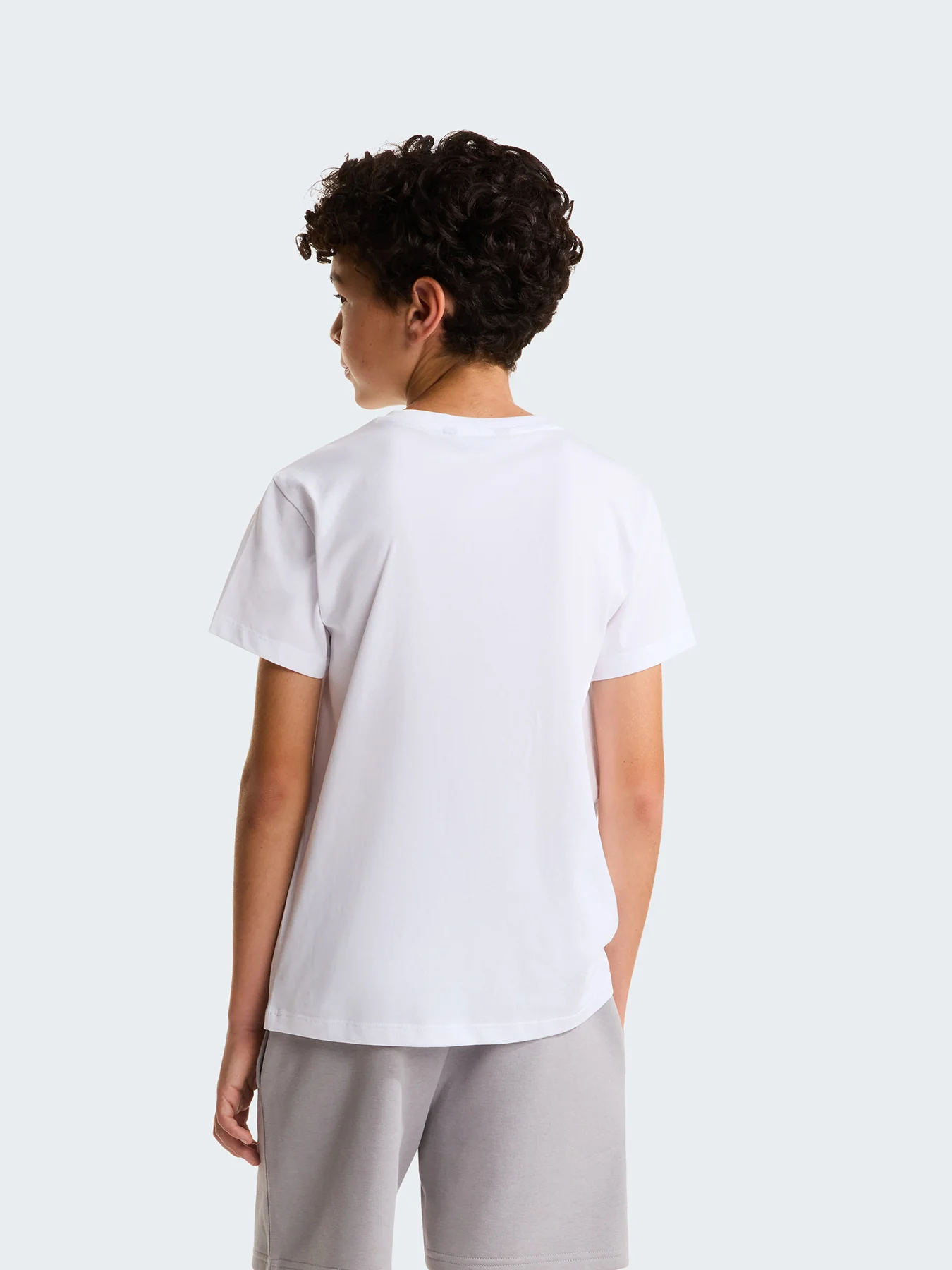 Kids' Liquid Logo T-Shirt White - Image 2