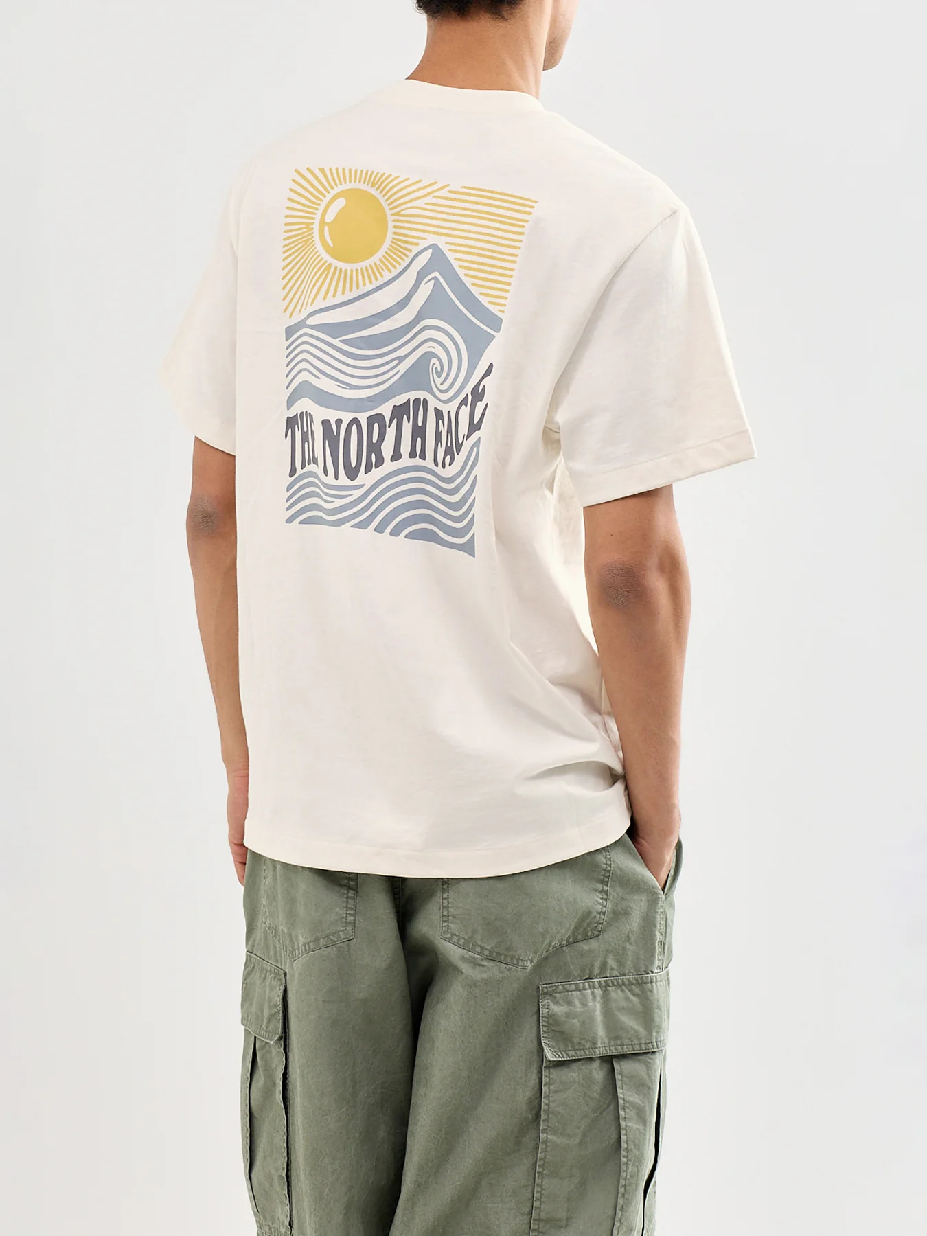 Mountain Escape Relaxed T-Shirt Cream - Image 5