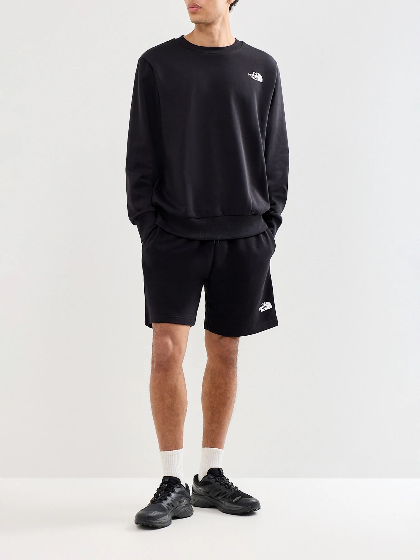 Lightweight Regular Sweat Shorts Black - Image 2