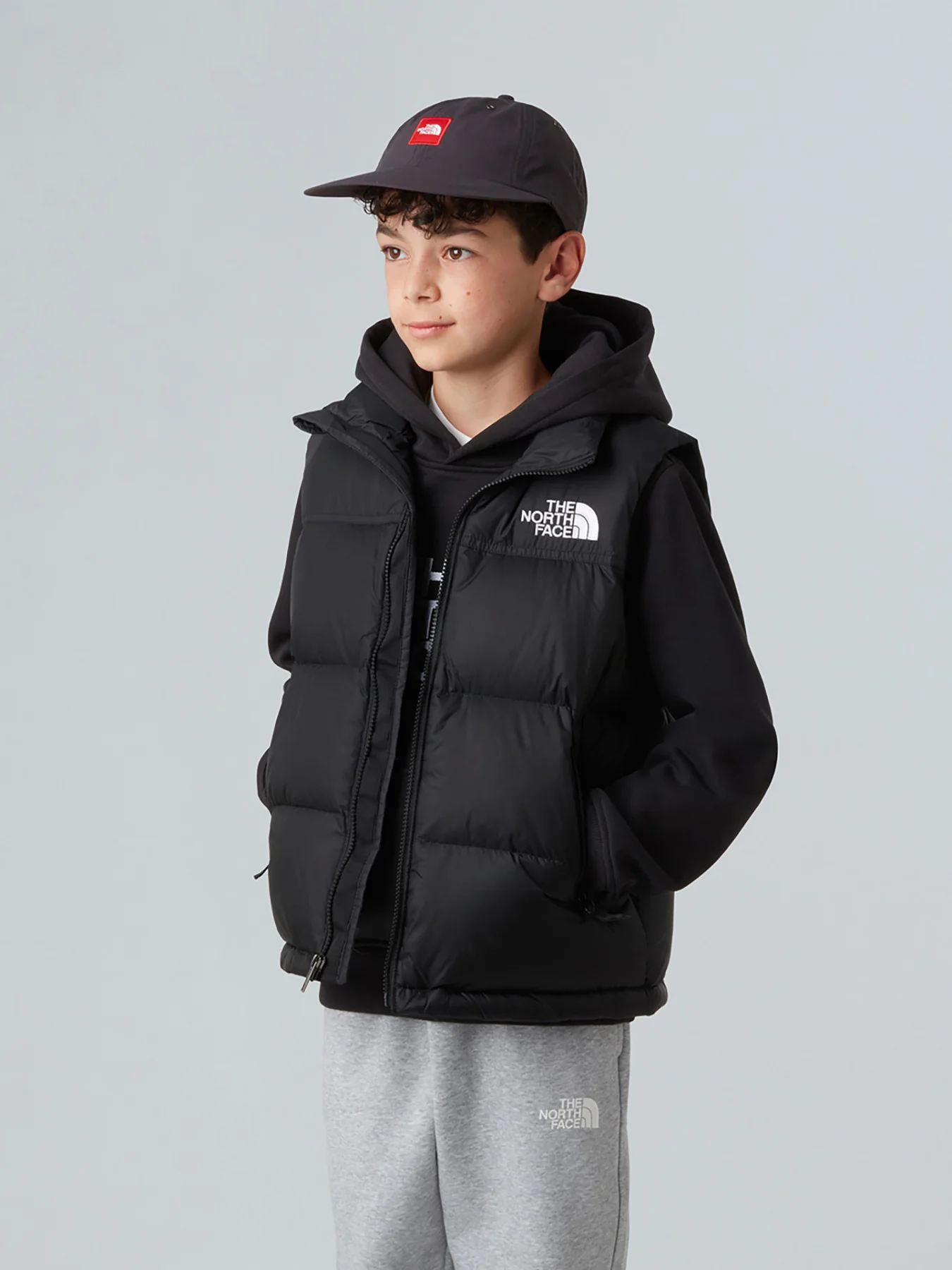 Kids' 1996 Retro Nuptse Jacket Black - Image 7