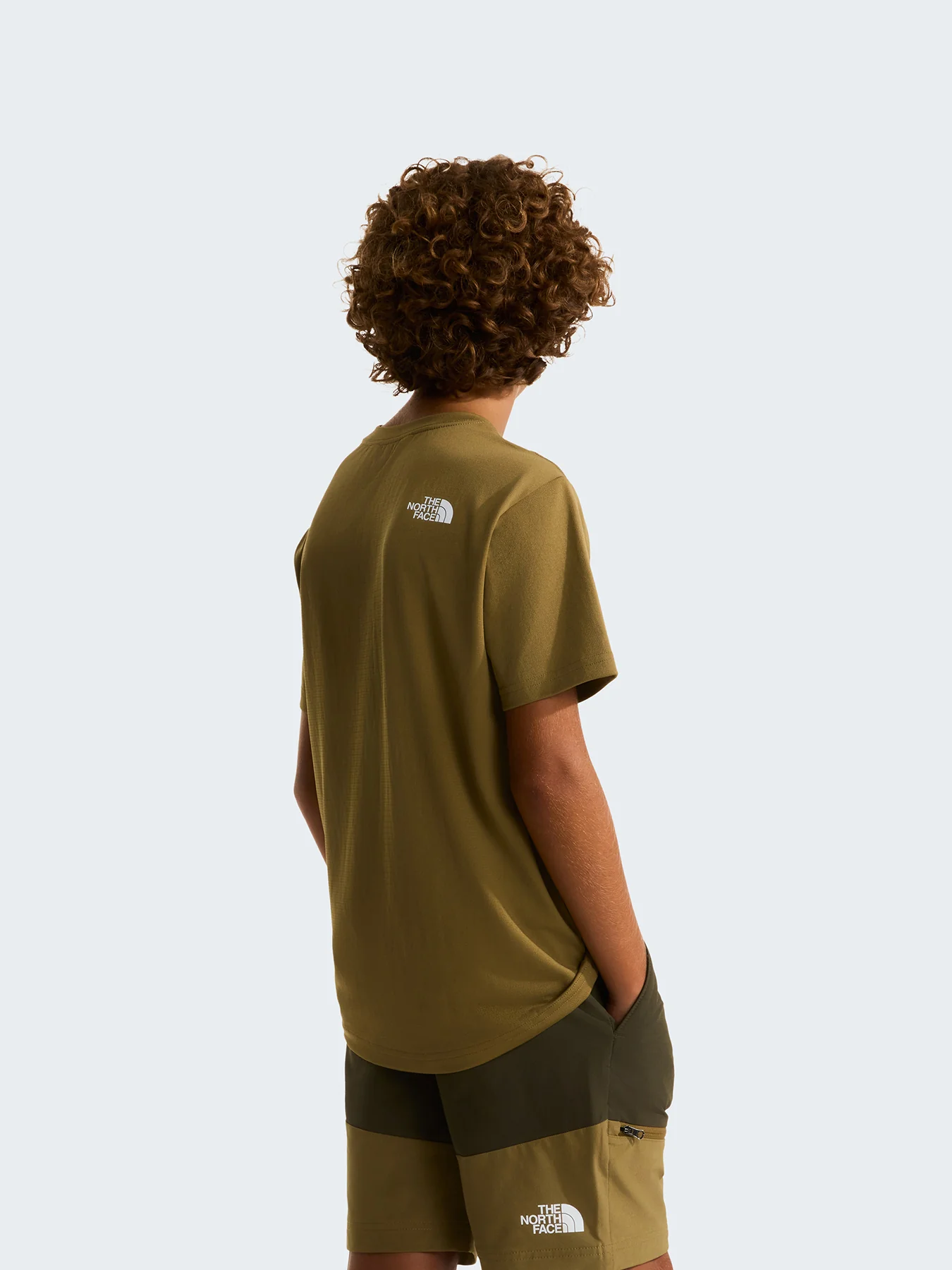 Kids' 24/7 Performance T-Shirt Brown - Image 2