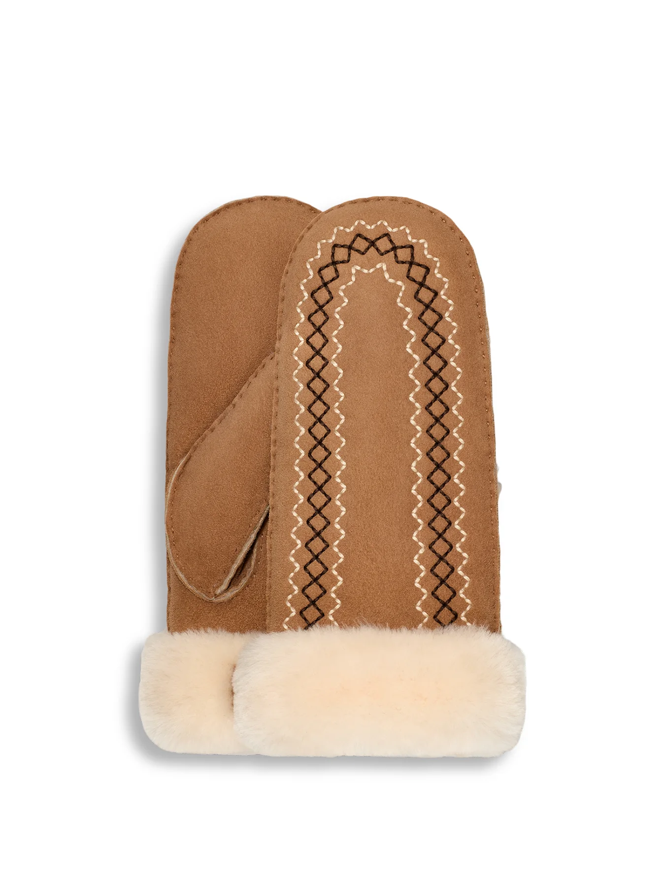 Atherson Embroidered Mitten Chestnut - Image 2