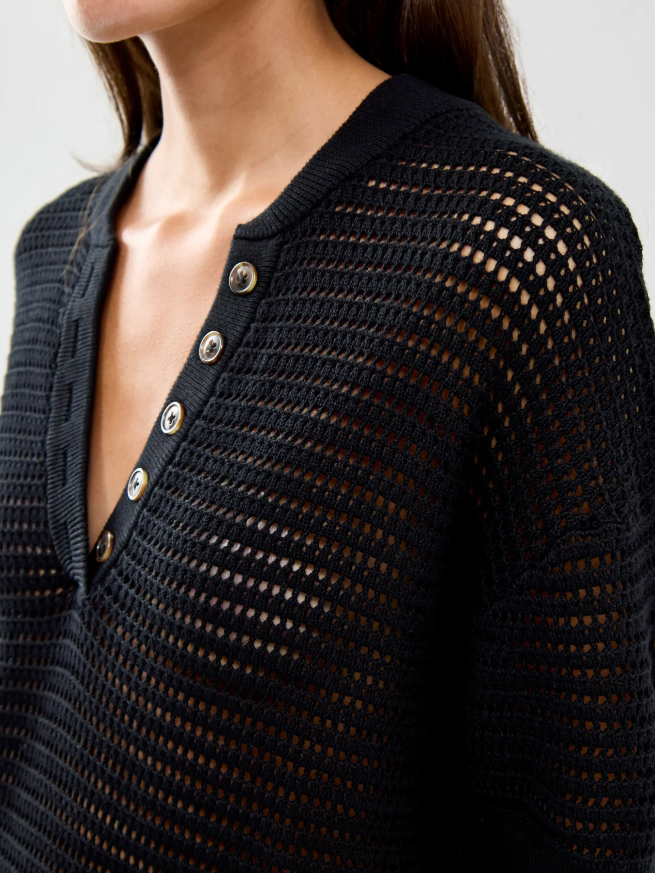 Callie Knit Top Black - Image 3