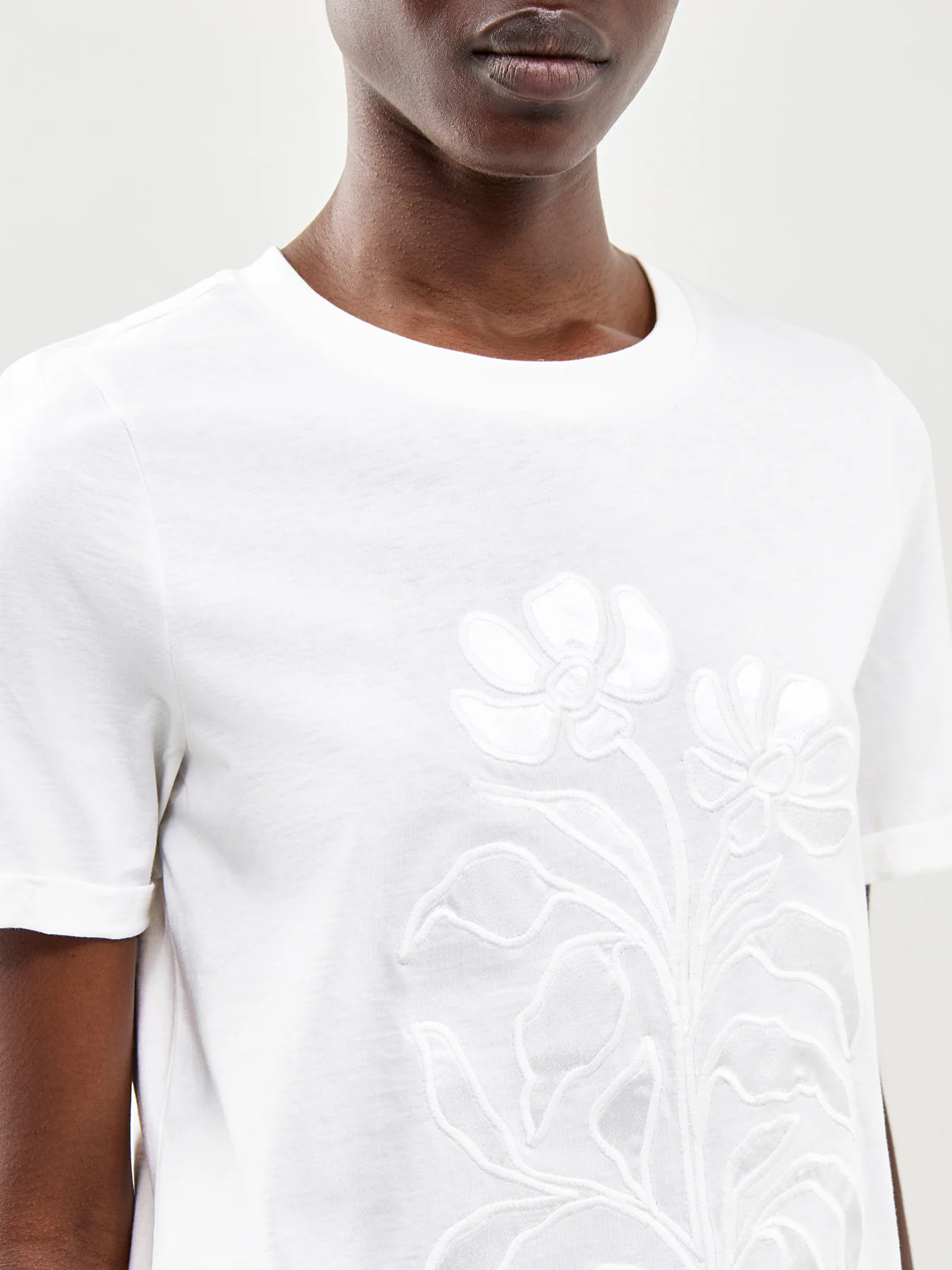 Paulina Short Sleeve T-Shirt White - Image 3
