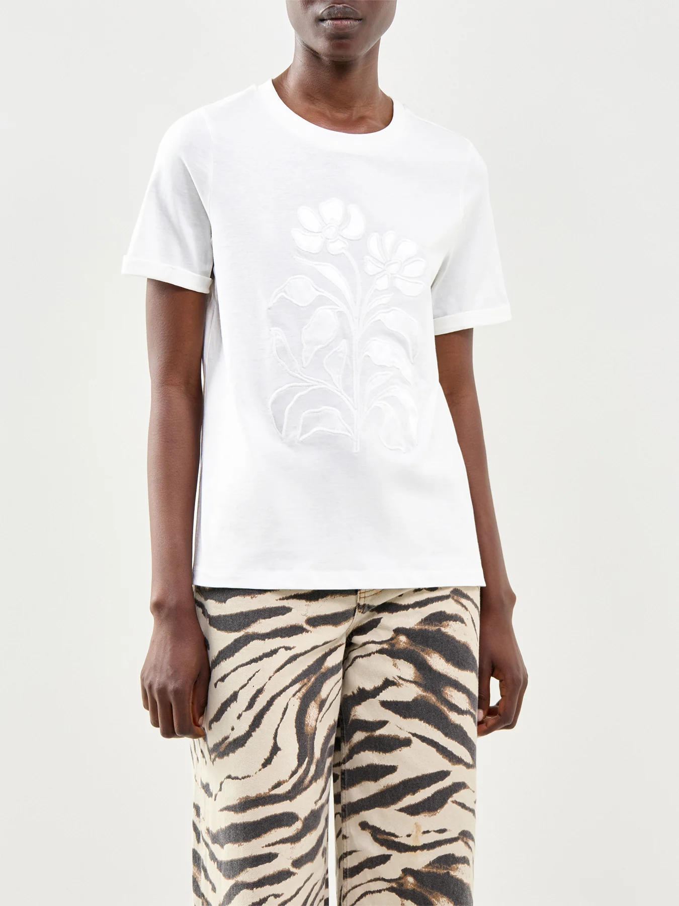 Paulina Short Sleeve T-Shirt White - Image 4