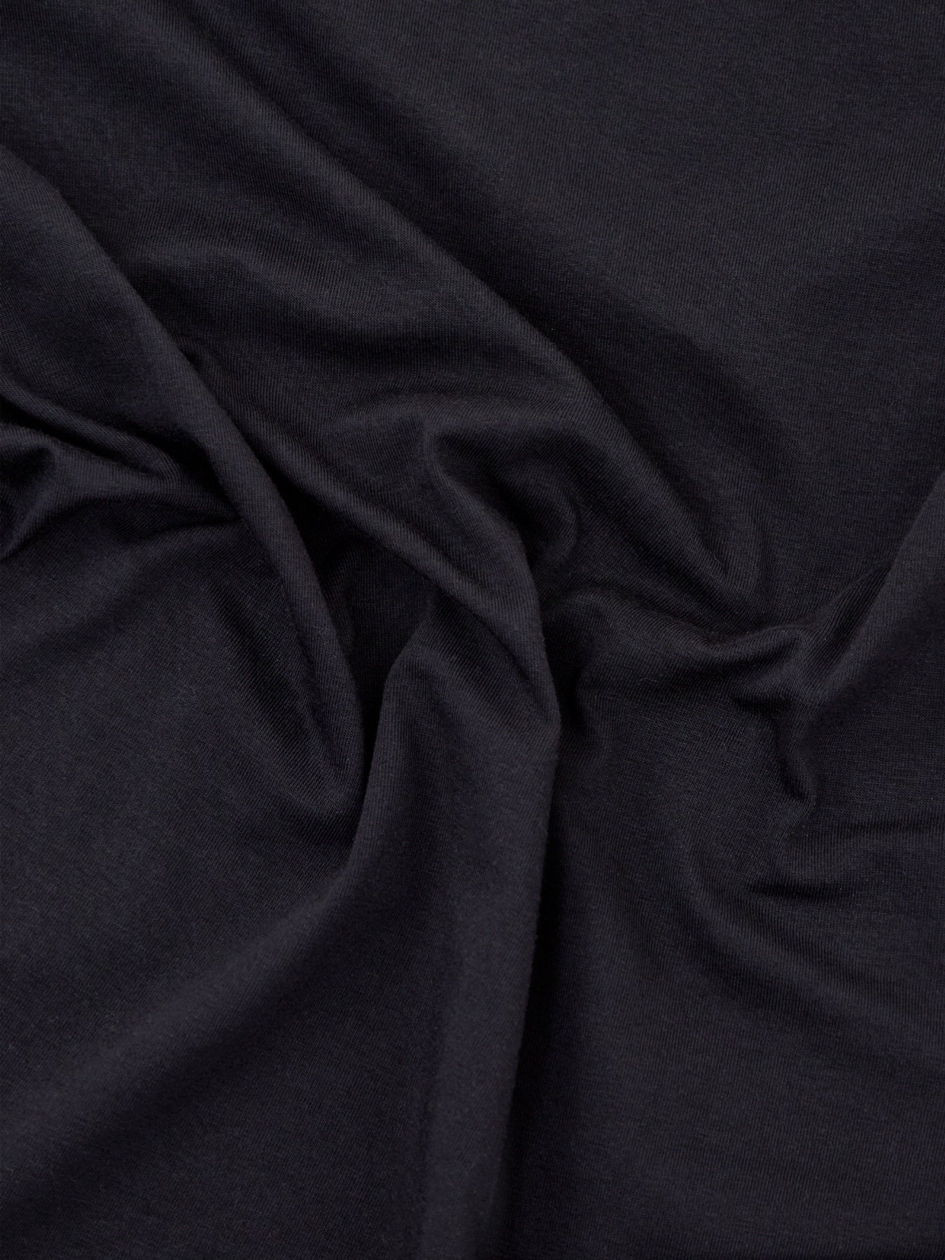 Panda Modal Three Quarter Sleeve Top Black - Image 3