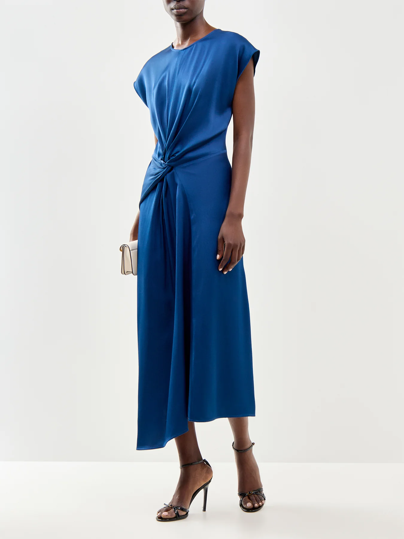Aria Midi Dress Blue - Image 2