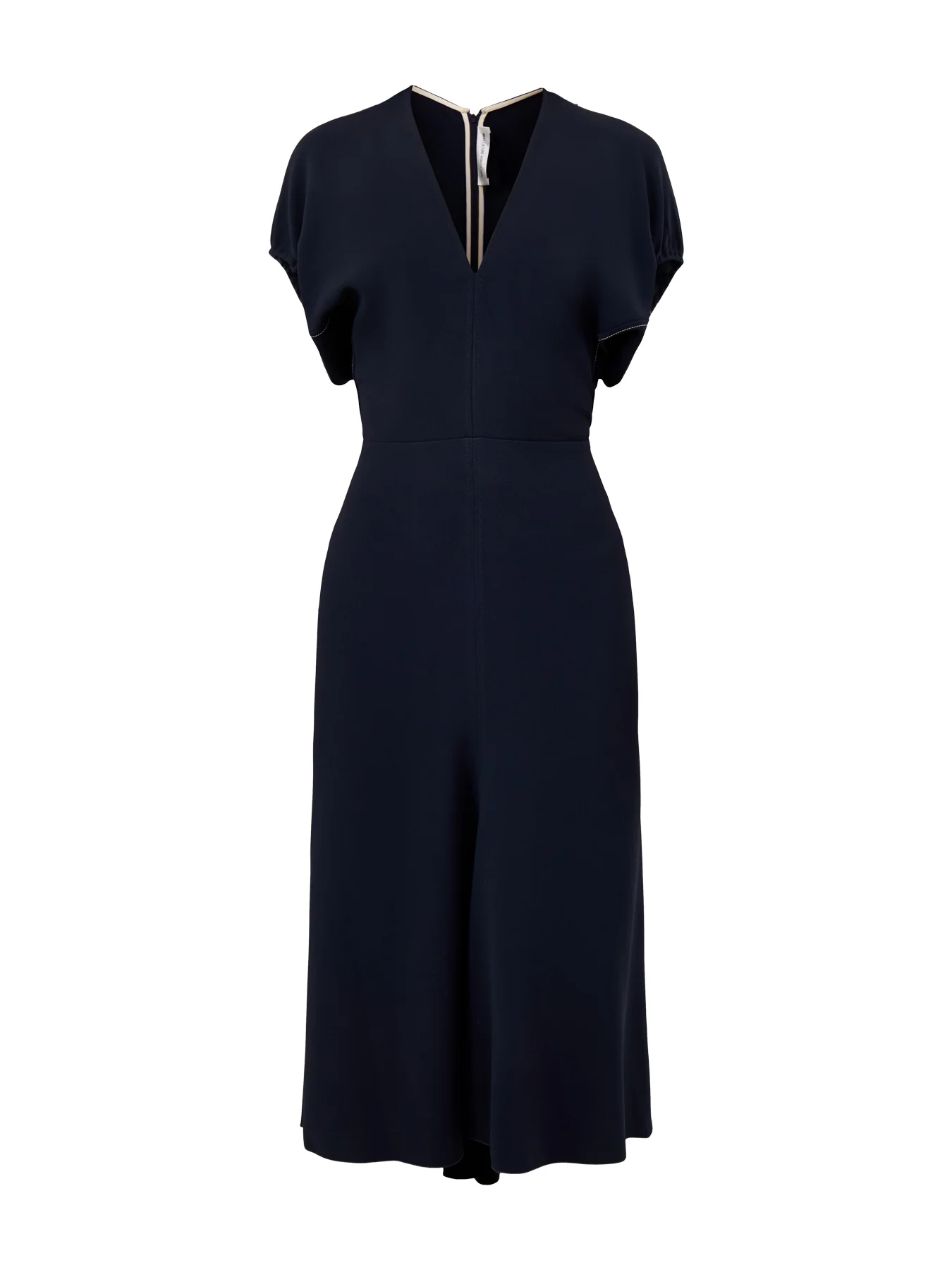 Blouson Detail Midi Dress