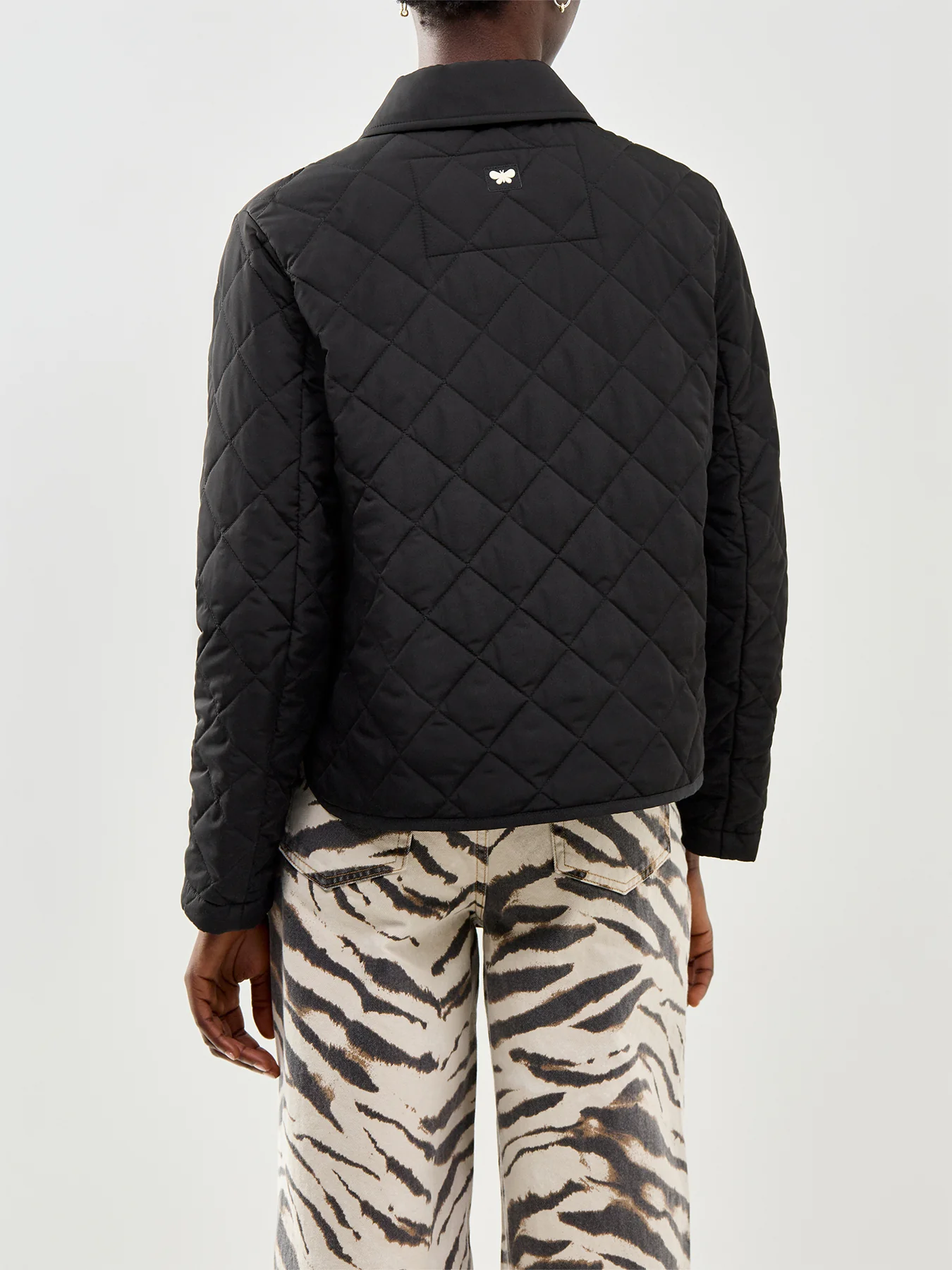 Gelo Quilted Jacket Black - Image 5