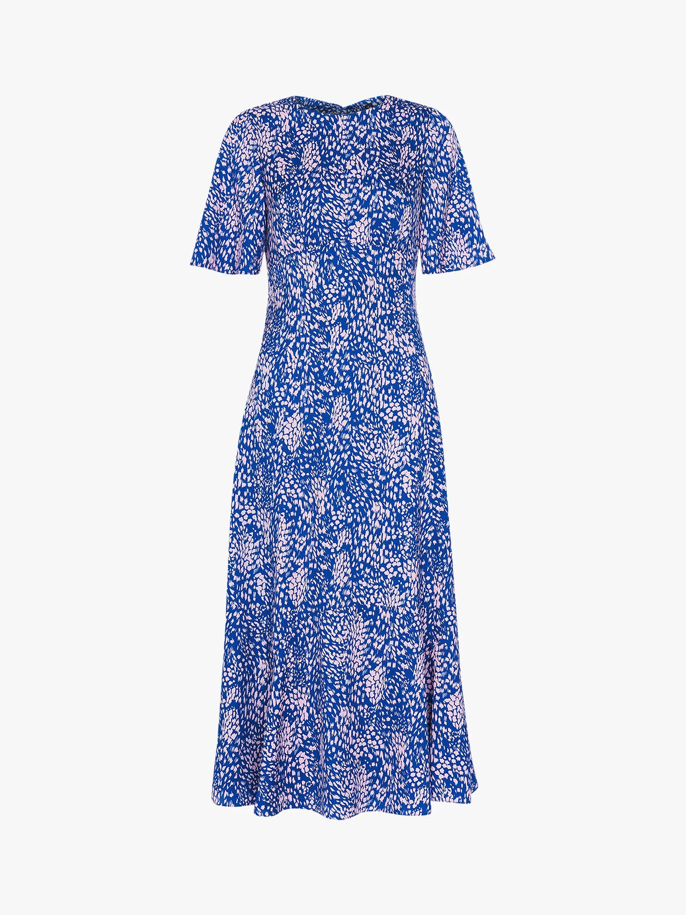 Lively Animal Print Midi Dress